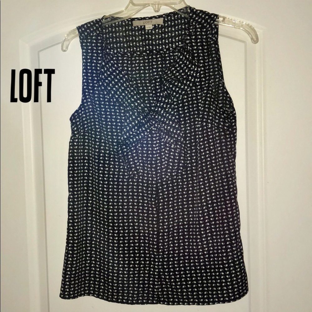 Loft sleeveless blouse